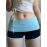 Color Block High Waist Shorts, Casual Slim Shorts For Summer, Women's Clothing